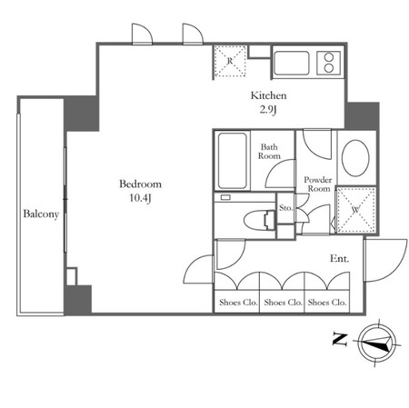 KDXレジデンス恵比寿の物件間取画像